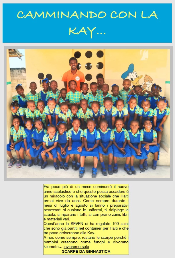 Progetto SCARPE PER HAITI 2026